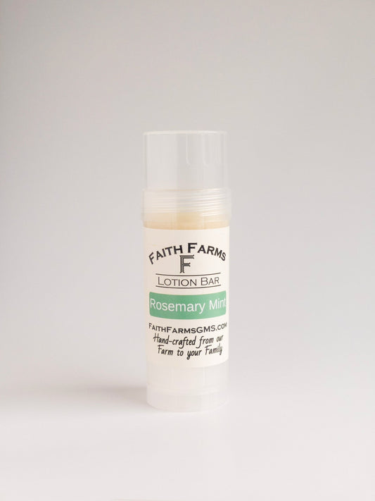 Rosemary Mint Lotion Bar - Faith Farms Goat Milk Soap