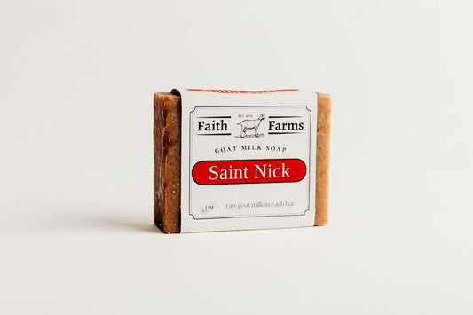Saint Nick Goat Milk Soap - Faith Farms Goat Milk Soap