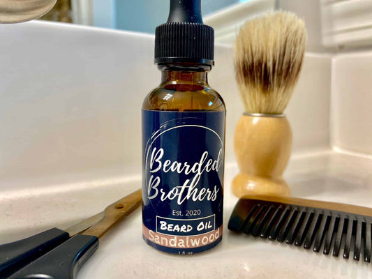 Sandalwood Natural Beard Oil - Faith Farms Goat Milk Soap