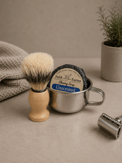 Shaving Kit - Faith Farms Goat Milk Soap