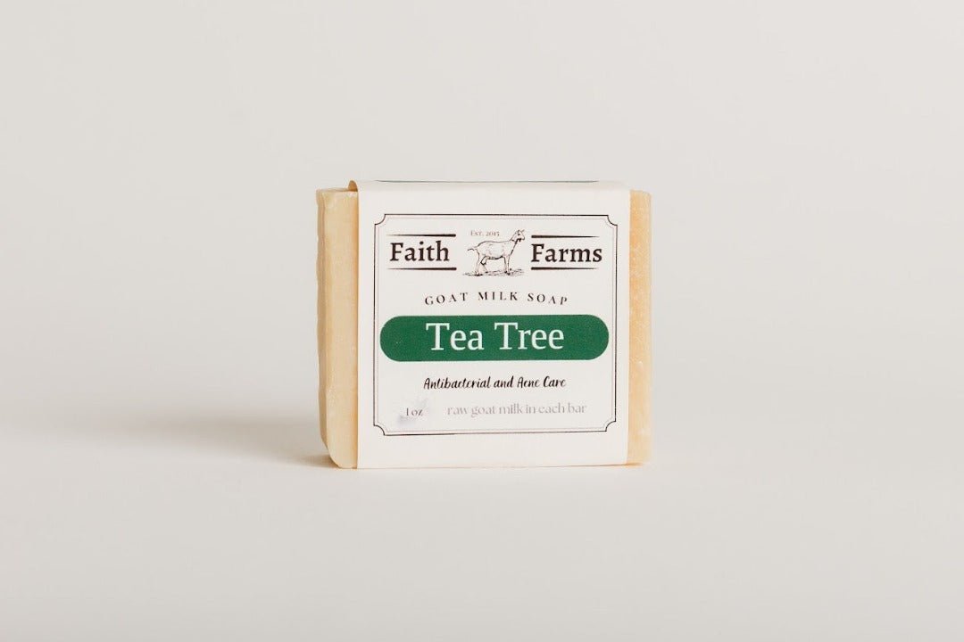 Tea Tree Goat Milk Soap - Faith Farms Goat Milk Soap