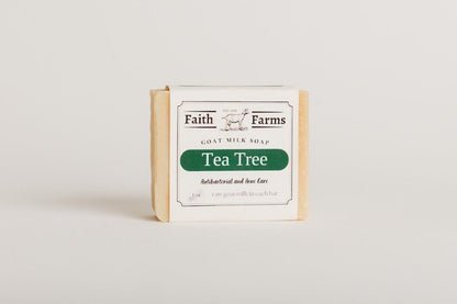 Tea Tree Goat Milk Soap - Faith Farms Goat Milk Soap