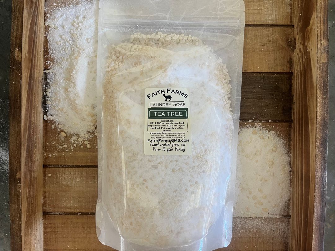 Tea Tree Laundry Soap - Faith Farms Goat Milk Soap