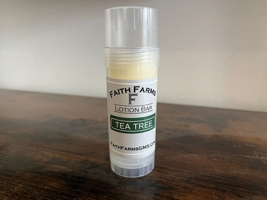Tea Tree Lotion Bar - Faith Farms Goat Milk Soap