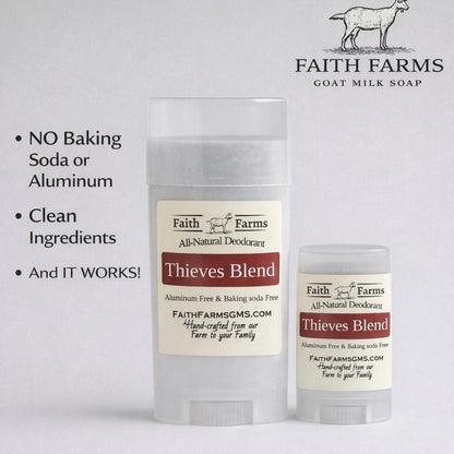 Thieves Blend Deodorant - Faith Farms Goat Milk Soap