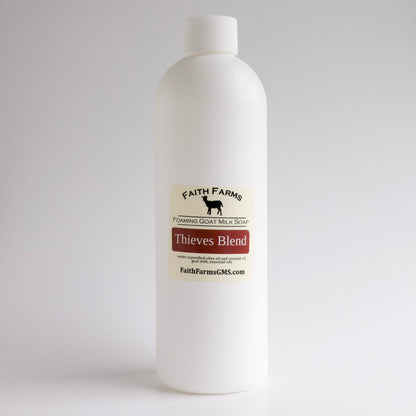 Thieves Blend Foaming Goat Milk Hand Soap - Faith Farms Goat Milk Soap