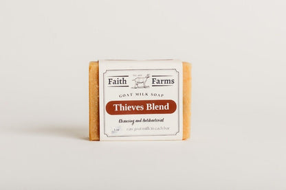 Thieves Blend Goat Milk Soap - Faith Farms Goat Milk Soap