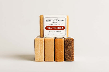 Thieves Blend Goat Milk Soap - Faith Farms Goat Milk Soap