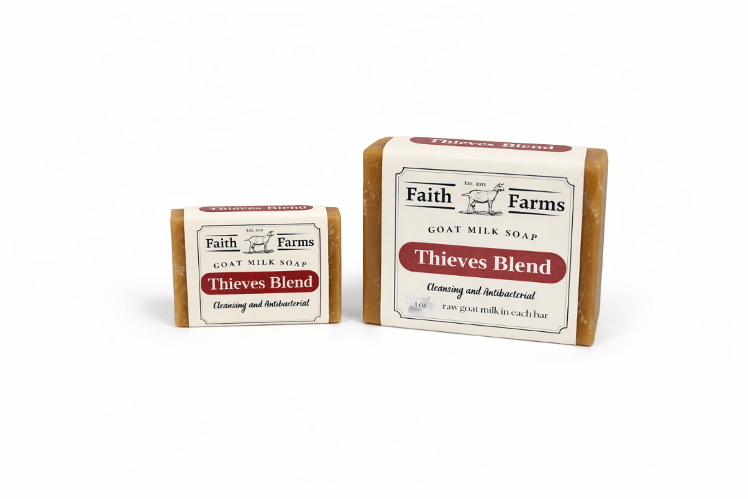 Thieves Blend Goat Milk Soap - Faith Farms Goat Milk Soap