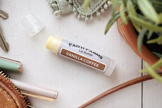Vanilla Coffee Lip Butter - Faith Farms Goat Milk Soap