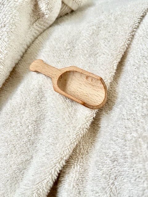 Wooden Laundry Scoop - Faith Farms Goat Milk Soap
